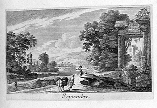 Allegorische Monatsdarstellung - September
