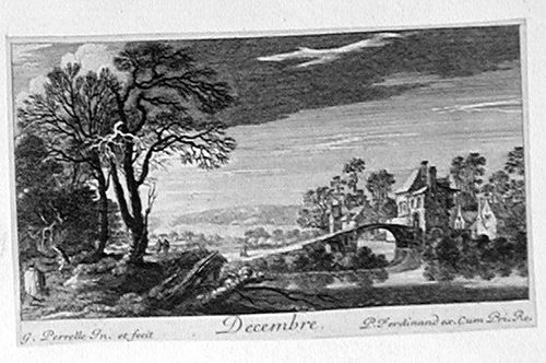 Allegorische Monatsdarstellung - Dezember