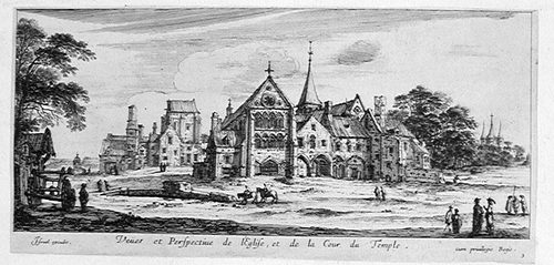 L´ Eglise, et de la Cour du Temple in Paris