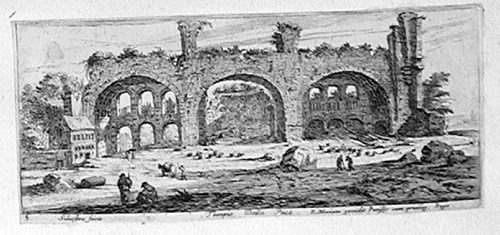 Speisesaal des Domus Aurea von Kaiser Nero in Rom, genannt Tempio della Pace