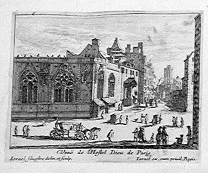 Veuee de l´ Hostel Dieu de Paris