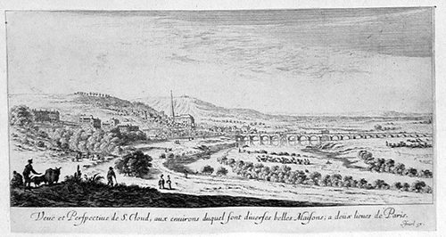 St-Cloud - Blick auf die Stadt