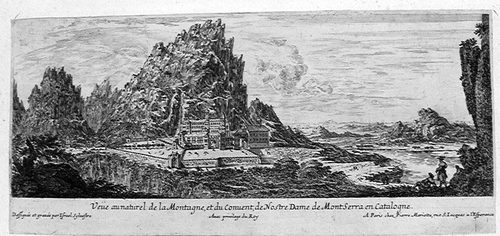 Montserrat in Katalonien - Blick auf die Stadt