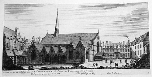 Eglise des R. P. Chartreaux in Paris - Seitenblick