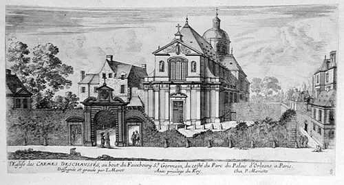 Eglise des Carmes Deschausses in Paris