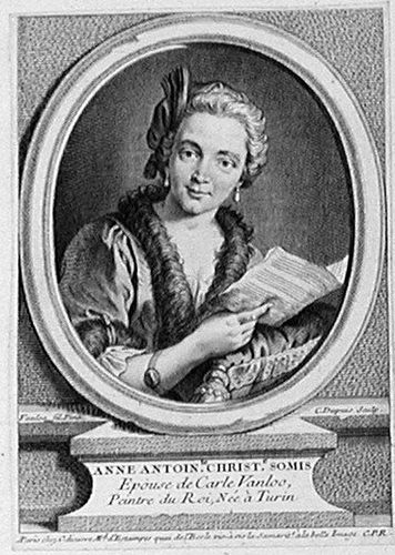 Anne Antoinette Christine Somis, Gattin von Carle Van Loo